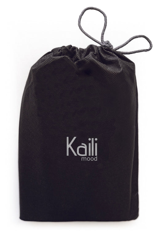 K0003FB | Tavă de buzunar din piele naturală naturală, grain de dolar - Culoare gri - Dimensiuni: 14 x 14 x 3 cm - Ambalare: geantă TNT