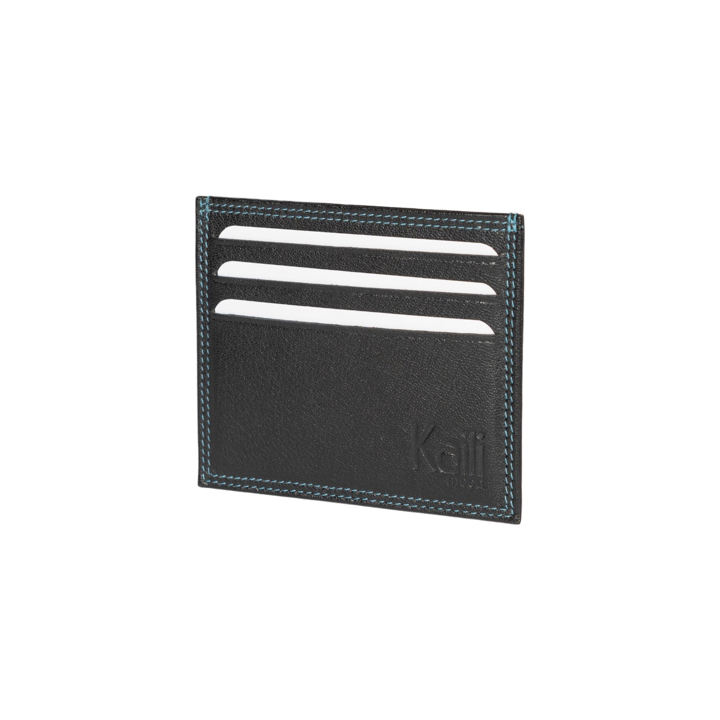 K10216AB | Suport pentru carduri de credit din piele naturală naturală, cu granulație ușoară. Culoare neagră. Buzunar central mare. Dimensiuni: 9,8 x 8 x 0,5 cm. Ambalare: Cutie cadou cu fund rigid/capac