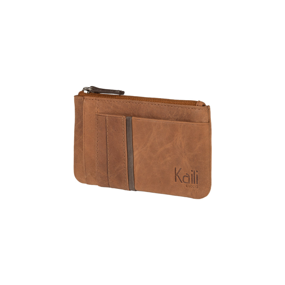 K12260UB | Suport pentru carduri de credit și portofel de monede din piele naturală naturală, Naked. Culoarea pielii. Protecție RFID. Dimensiuni: 13 x 8 x 1 cm. Ambalare: Cutie cadou fund/capac