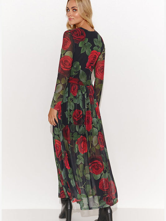 Modelul de rochie de zi 184803 Makadamia
