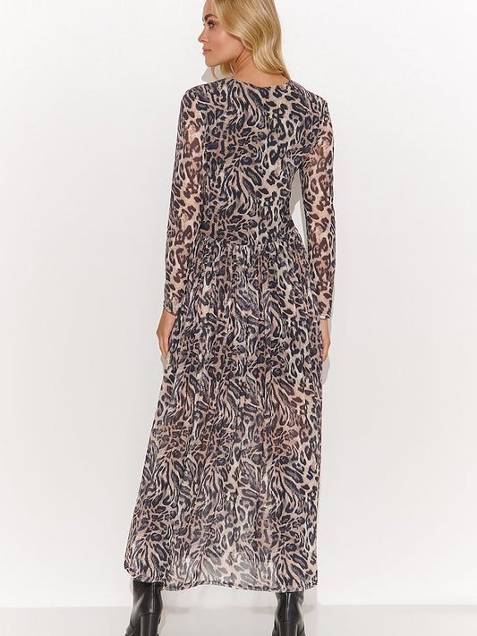 Modelul de rochie de zi 184807 Makadamia